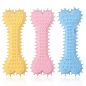 2pcs New dog grinding teeth biting toys Creamy scented with prickly flat bones Large and small dog teeth grinding toys; dog's gifts (colour: 2pcs, size: blue) 2pcs New dog grinding teeth biting toys Creamy scented with prickly flat bones Large and small dog teeth grinding toys; dog's gifts (colour: 2pcs, size: blue)